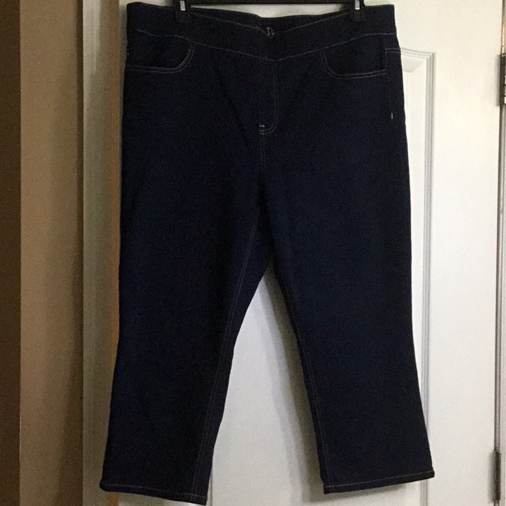 Dark denim jeans